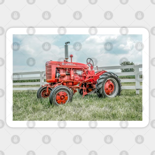 A Tractor Sticker by Enzwell
